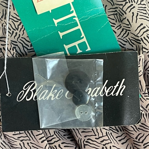 New Blake Elizabeth Dresses | 1980s/1990s
 Dress Shoulder pads brown size 8P - Picture 10 of 15